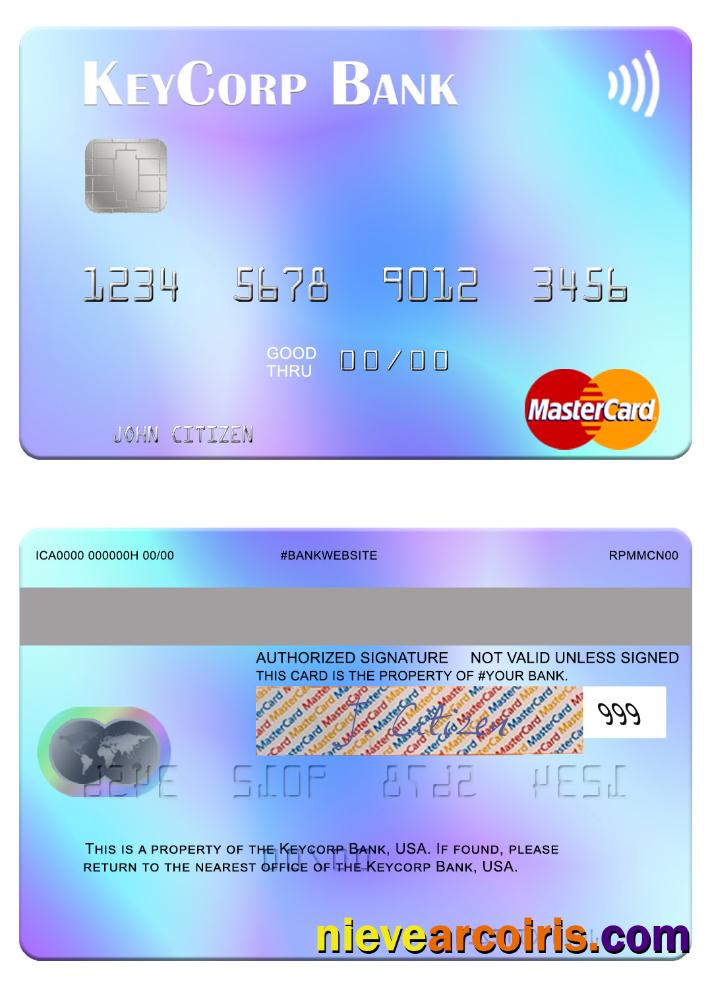 USA KeyCorp Bank mastercard